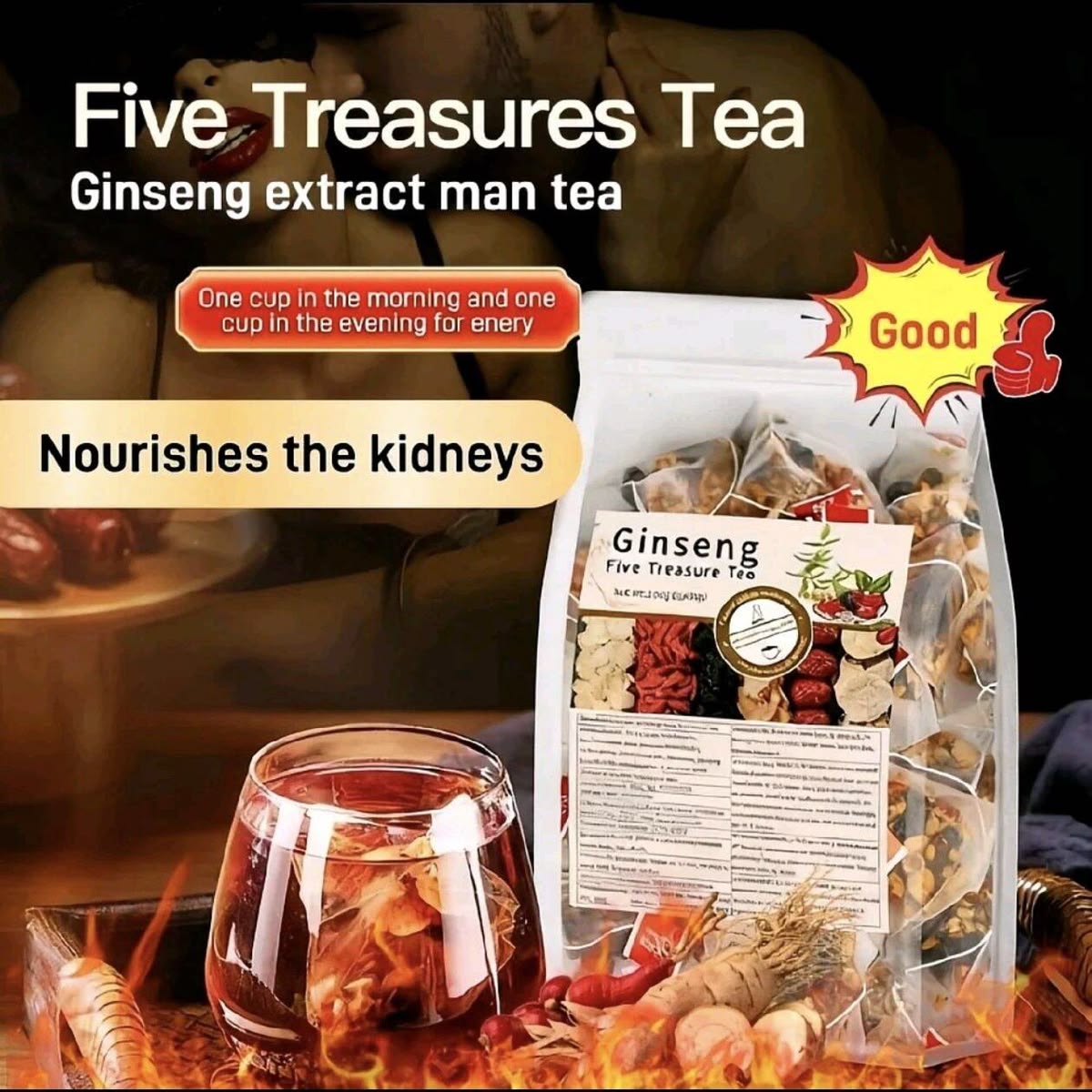 Ginseng Five Treasure Tea