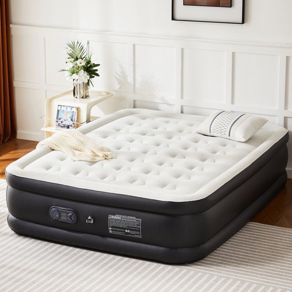 Portable Travel-friendly Inflation Air Sofa Bed with a Rechargeable Pump
