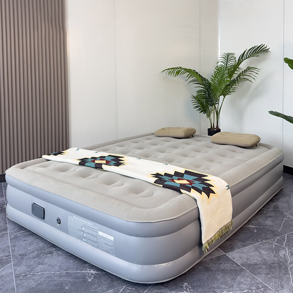 Portable Travel-friendly Inflation Air Sofa Bed with a Rechargeable Pump